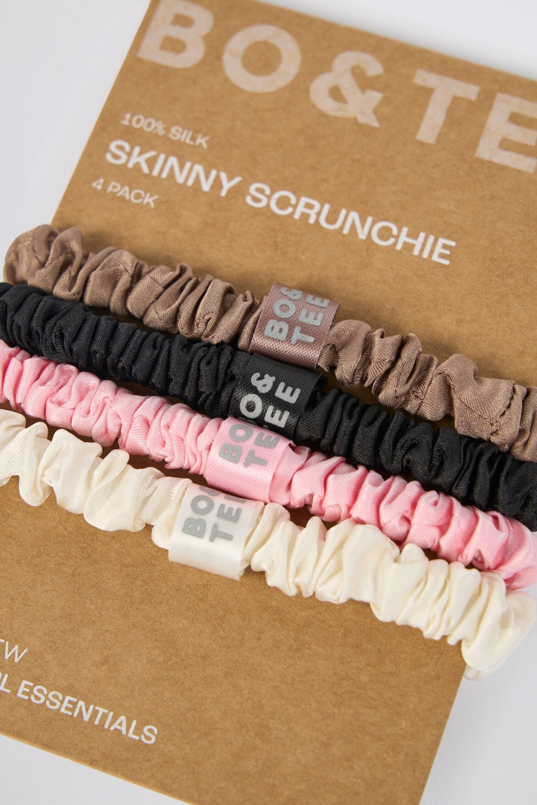 Pack of 4 Silk Scrunchies - Image 6