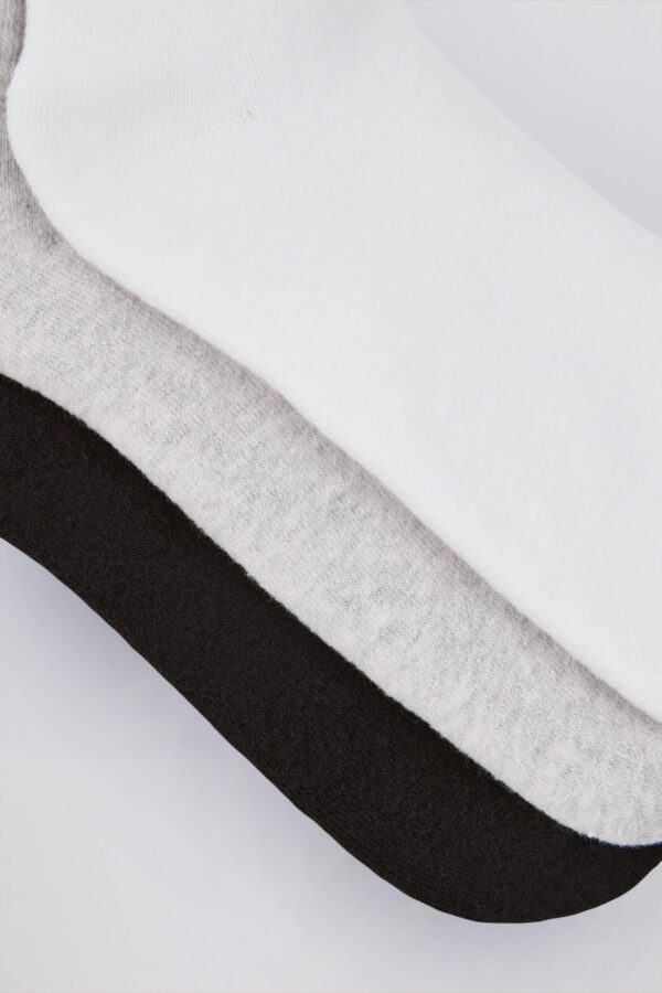 Ribbed Crew Sock Bundle in Multi - Image 2