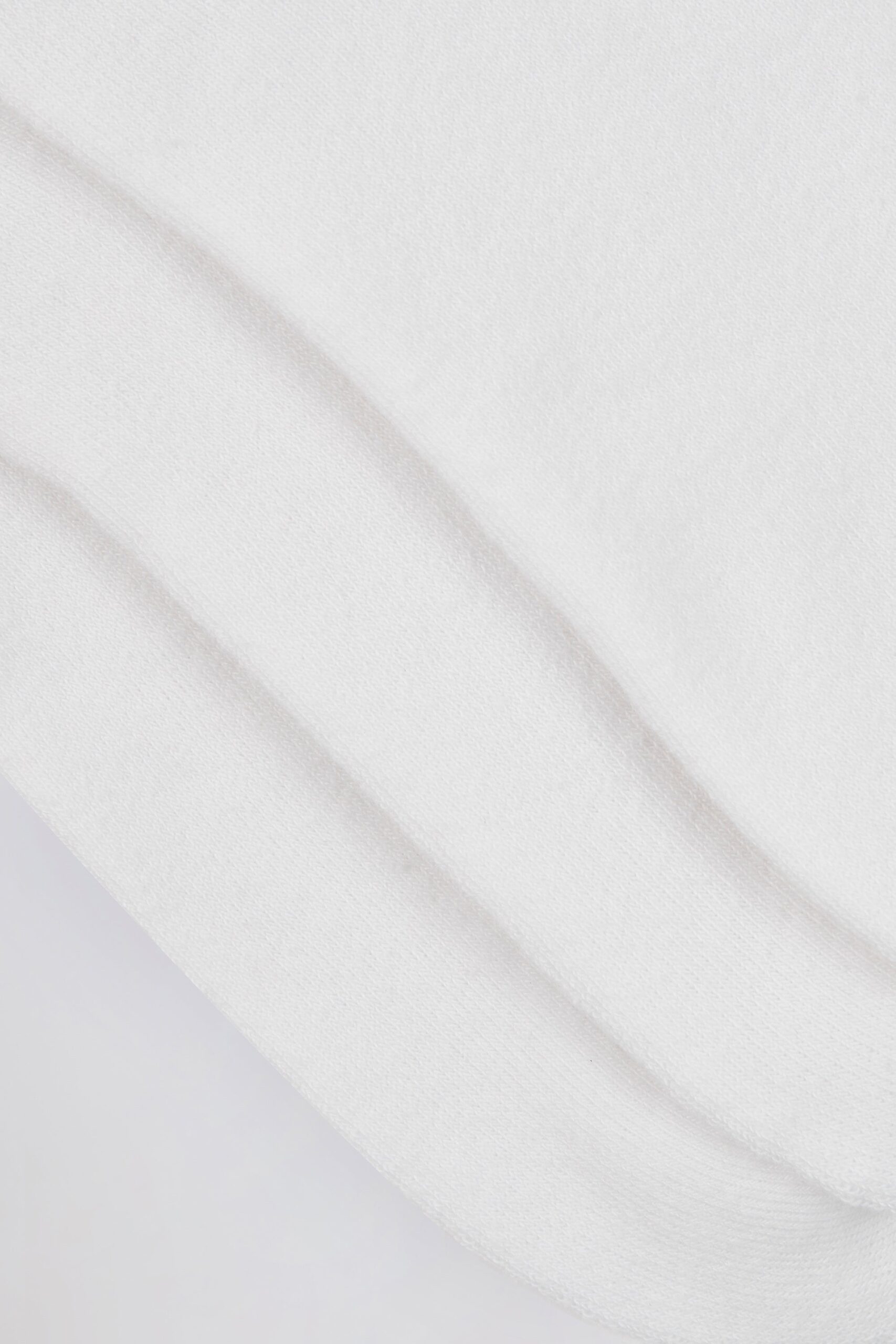 Ribbed Half-Crew Sock Bundle in White - Image 4