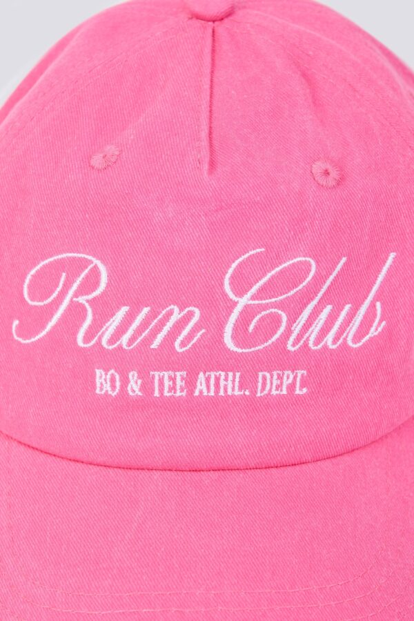 Baseball Cap in Bubblegum Pink - Image 3