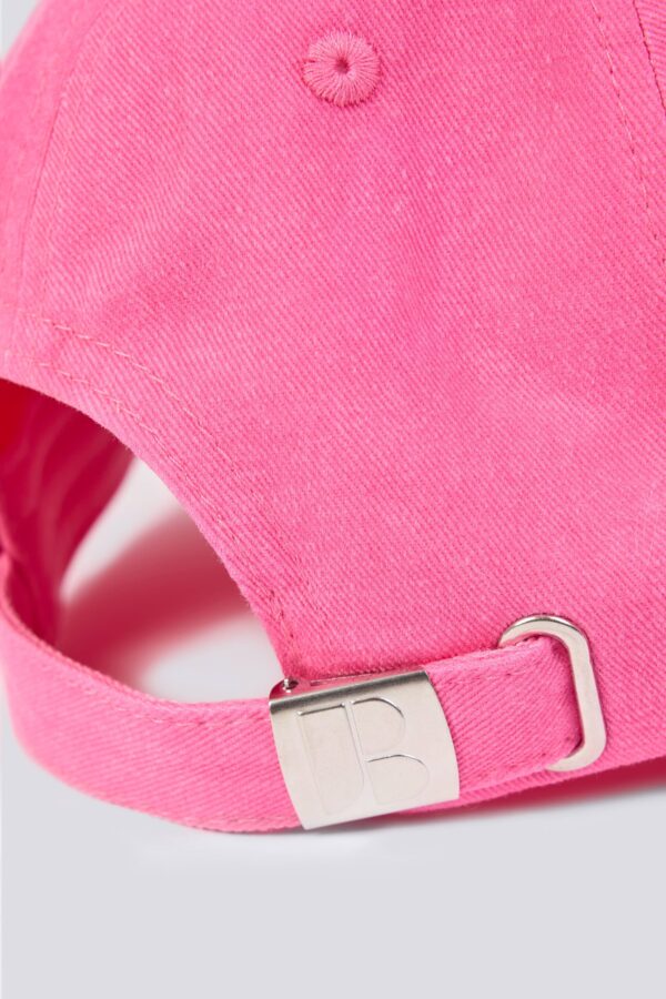Baseball Cap in Bubblegum Pink - Image 4
