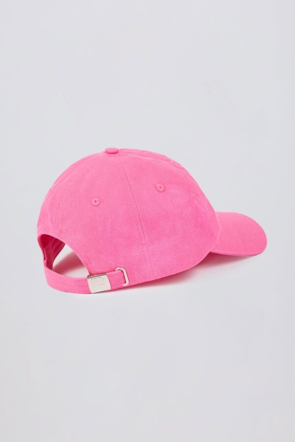 Baseball Cap in Bubblegum Pink - Image 7
