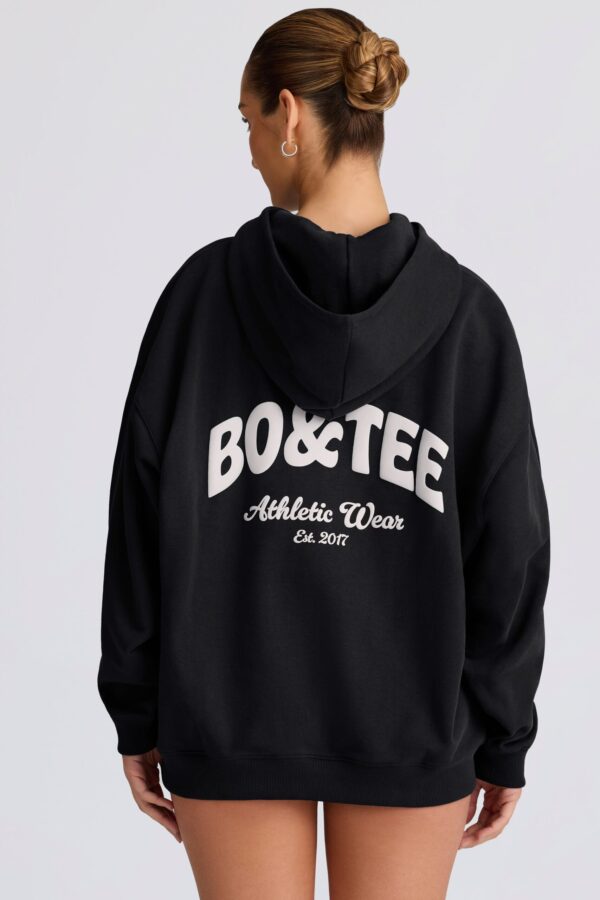 Oversized Hoodie in Black - Image 2