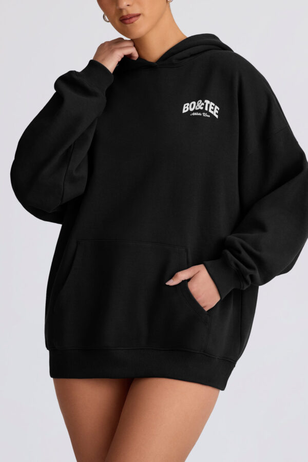 Oversized Hoodie in Black - Image 4