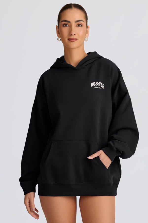 Oversized Hoodie in Black - Image 6