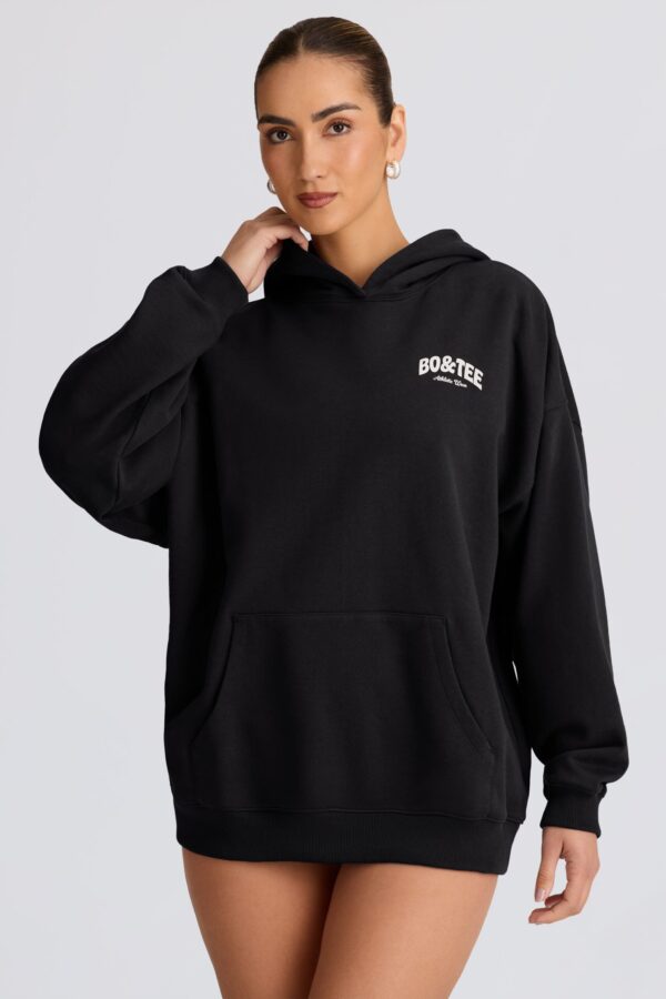Oversized Hoodie in Black - Image 7