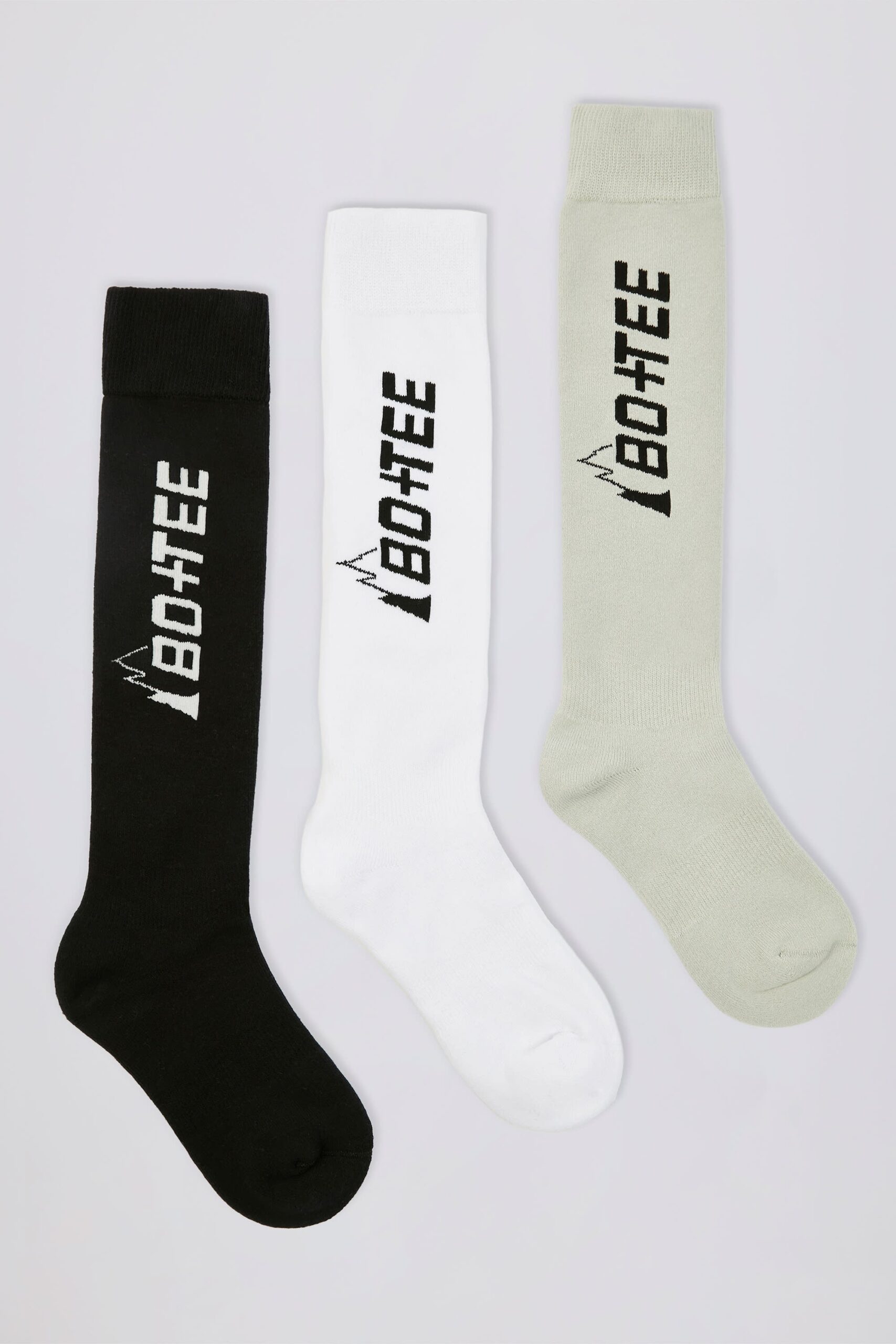 Multipack of Ribbed Knee Socks in Multi - Image 3