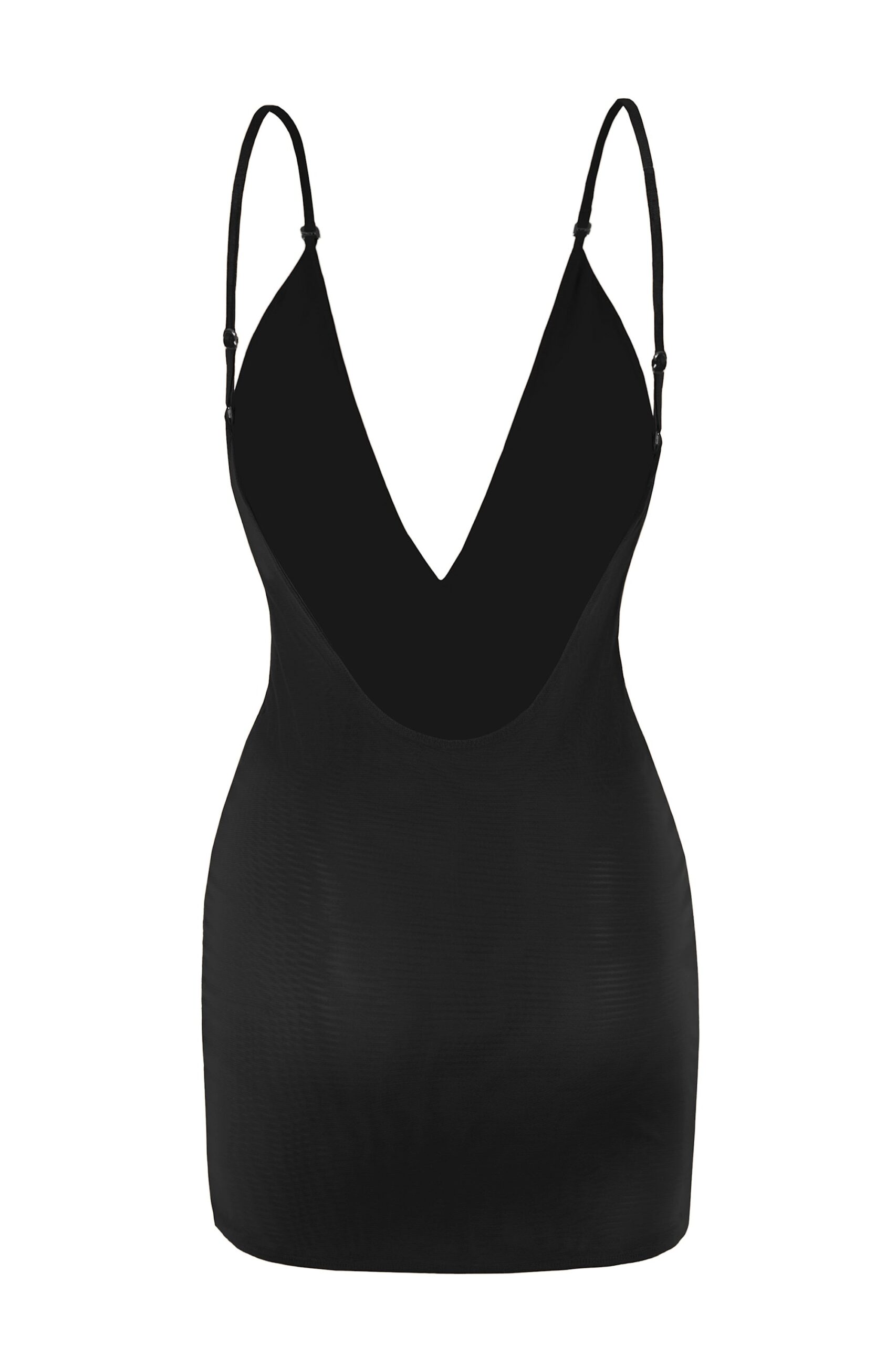 Intimates Soft Mesh Multiway Mini Dress in Black - Image 3
