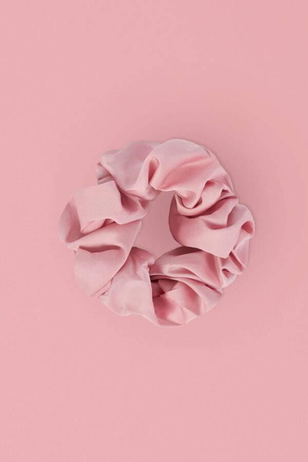 Oversized Scrunchie in Baby Pink - Image 2