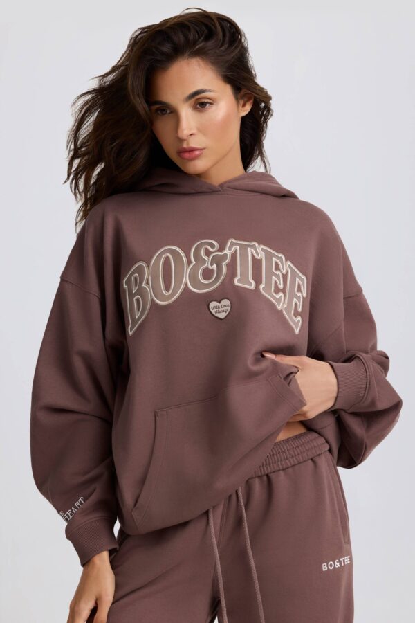 Oversized Hoodie in Mocha - Image 12