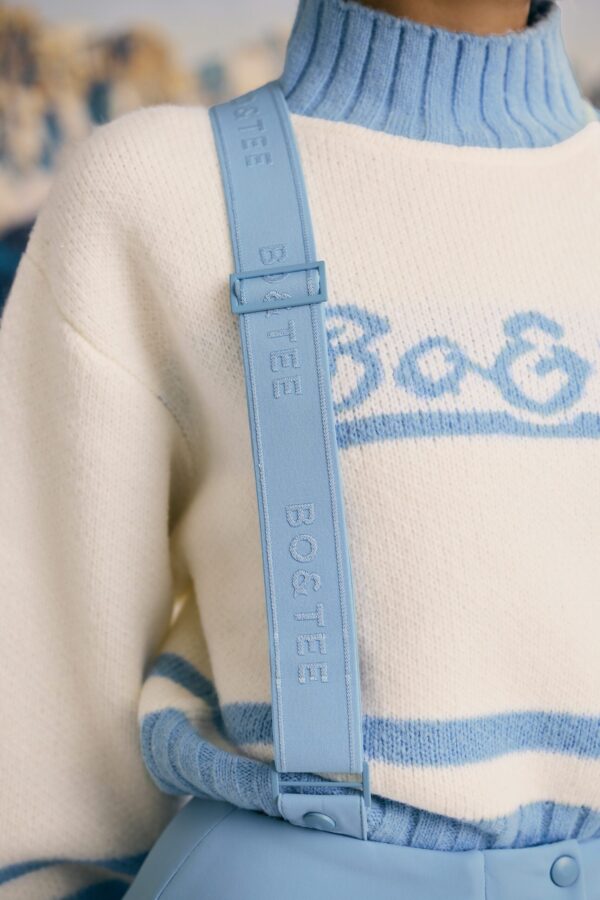 Fleece-Lined Ski Trousers in Ice Blue - Image 4