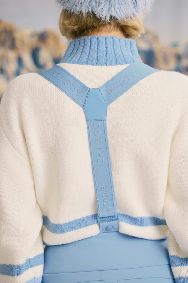 Fleece-Lined Ski Trousers in Ice Blue - Image 5