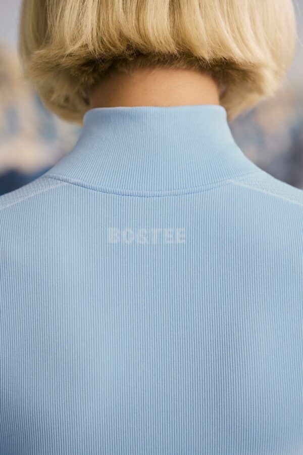 Petite Super Sculpt Seamless Base Layer Jumpsuit in Ice Blue - Image 5