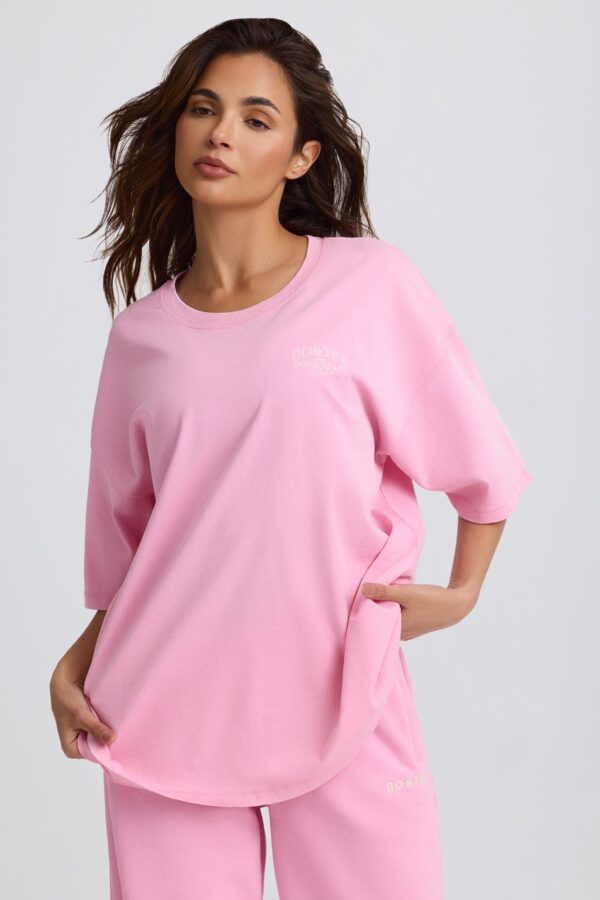 Oversized T-Shirt in Baby Pink - Image 6